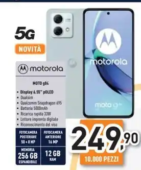 Unieuro Motorola - moto g84 12+256gb offerta