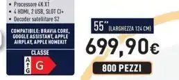 Unieuro Smart tv led x75wl offerta