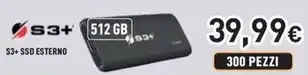 Unieuro S3+ - ssd esterno offerta