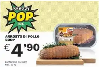 Ipercoop Coop - arrosto di pollo offerta