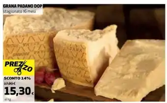 Ipercoop Grana padano dop offerta