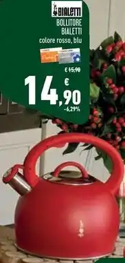 Conad Superstore Bialetti bollitore offerta