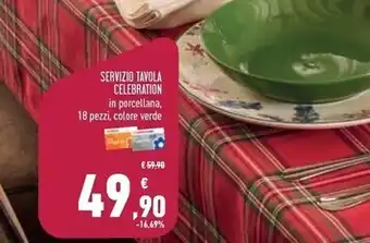 Conad Superstore Servizio tavola celebration offerta