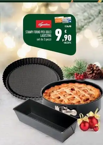 Conad Superstore Lagostina stampi forno per dolci offerta