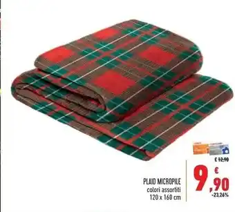 Conad Superstore Plaid micropile offerta