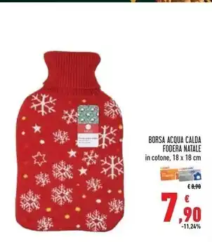 Conad Superstore Borsa acqua calda fodera natale offerta
