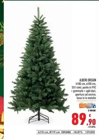 Conad Superstore Oregon albero offerta