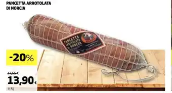 Coop PANCETTA ARROTOLATA DI NORCIA offerta