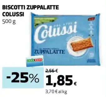 Coop BISCOTTI ZUPPALATTE COLUSSI 500 g offerta