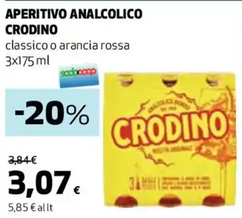 Coop APERITIVO ANALCOLICO CRODINO classico o arancia rossa 3x175 ml offerta