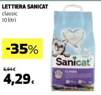 Coop LETTIERA SANICAT classic 10 litri offerta