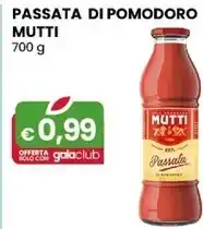 Gala Supermercati Mutti passata di pomodoro offerta