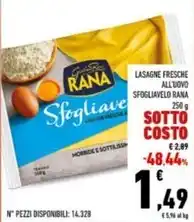 Conad Lasagne offerta