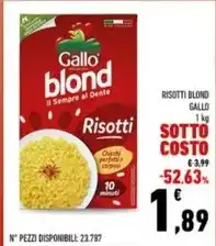 Conad Riso gallo offerta