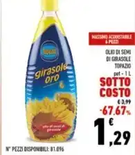 Conad Olio di semi offerta