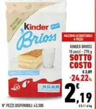 Conad Kinder brioss offerta