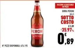 Conad Birra peroni offerta