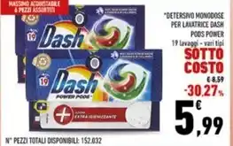 Conad Dash detersivo offerta