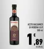 Conad Aceto balsamico offerta