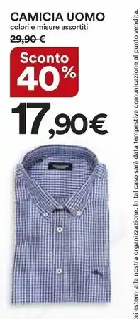 Ipercoop Camicia uomo offerta