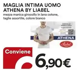Ipercoop Liabel maglia intima uomo athena offerta
