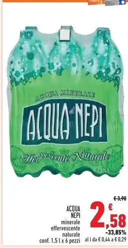 Acqua di nepi acqua