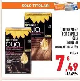 Conad Superstore Garnier colorazione per capelli olia offerta