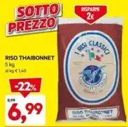 DPiù Riso thaibonnet offerta