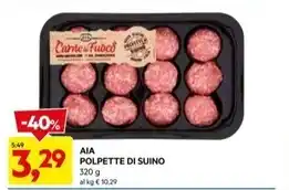DPiù Aia - polpette di suino offerta