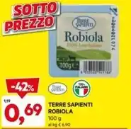 DPiù Terre sapienti - robiola offerta
