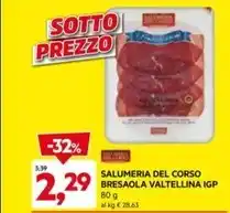 DPiù Salumeria del corso - bresaola valtellina igp offerta