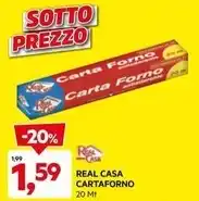DPiù Real casa - cartaforno offerta