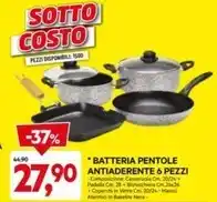 DPiù Batteria pentole antiaderente offerta