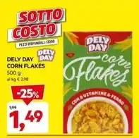 DPiù Dely day - corn flakes offerta