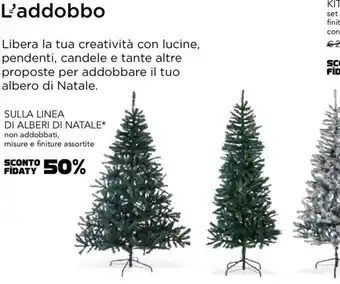 Esselunga SULLA LINEA DI ALBERI DI NATALE offerta