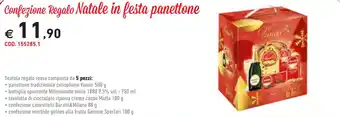 Conad Confezione Regalo Natale in festa panettone offerta