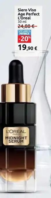Carrefour Siero Viso Age Perfect L'Oreal 30 ml offerta