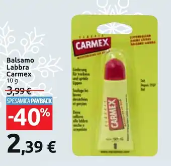 Carrefour Balsamo Labbra Carmex 10 g offerta
