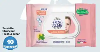Carrefour Salviette Struccanti Fresh & Clean offerta
