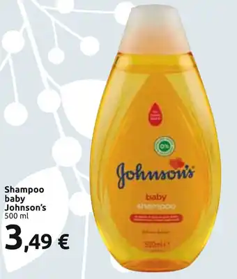 Carrefour Shampoo baby Johnson's 500 ml offerta