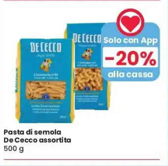 Pasta di semola De Cecco assortita 500 g