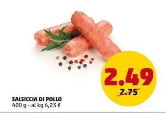 PENNY SALSICCIA DI POLLO 400 g offerta