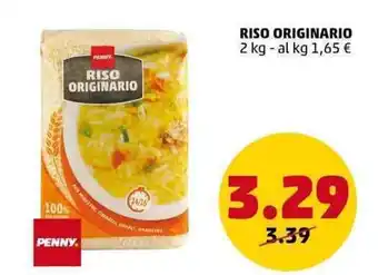 PENNY PENNY RISO ORIGINARIO 2 kg offerta