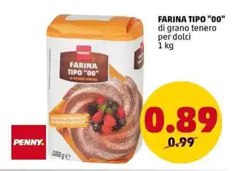 PENNY FARINA TIPO "00" di grano tenero per dolci 1 kg