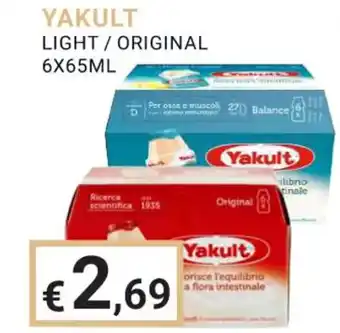 Eté YAKULT LIGHT / ORIGINAL 6X65ML offerta