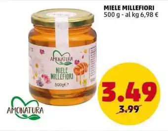 PENNY AMONATURA MIELE MILLEFIORI 500 g offerta