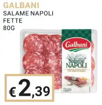 Eté GALBANI SALAME NAPOLI FETTE 80G offerta