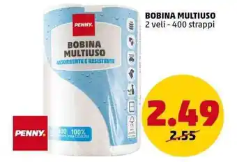 PENNY PENNY BOBINA MULTIUSO 2 veli-400 strappi offerta