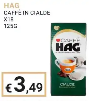 Eté HAG CAFFÈ IN CIALDE x 18 125 g offerta