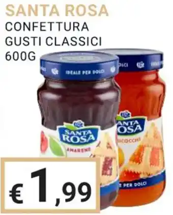 Eté SANTA ROSA CONFETTURA GUSTI CLASSICI 600G offerta